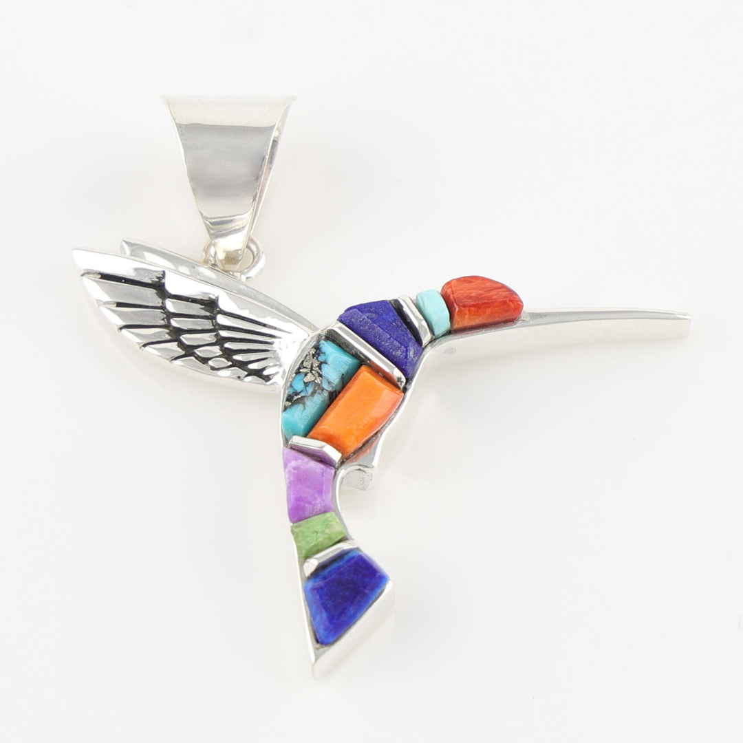 Inlay Hummingbird Pendant