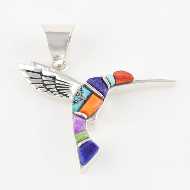 Inlay Hummingbird Pendant