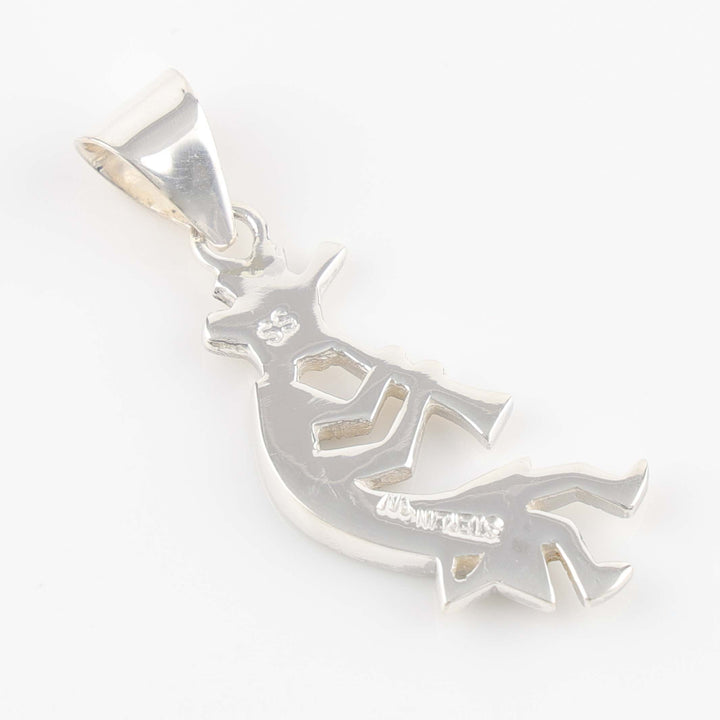 Inlay Kokopelli Pendant