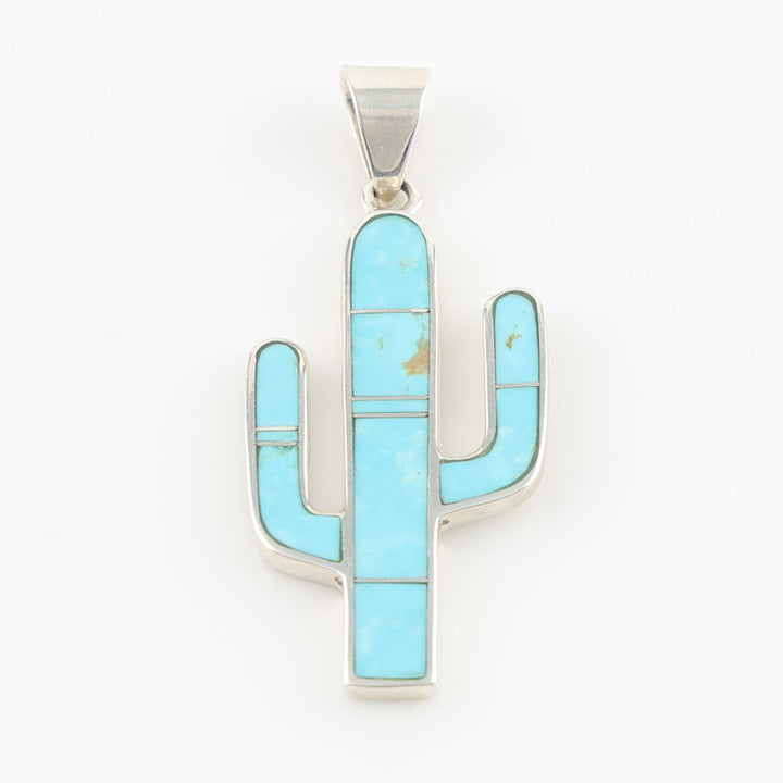 Inlay Cactus Pendant