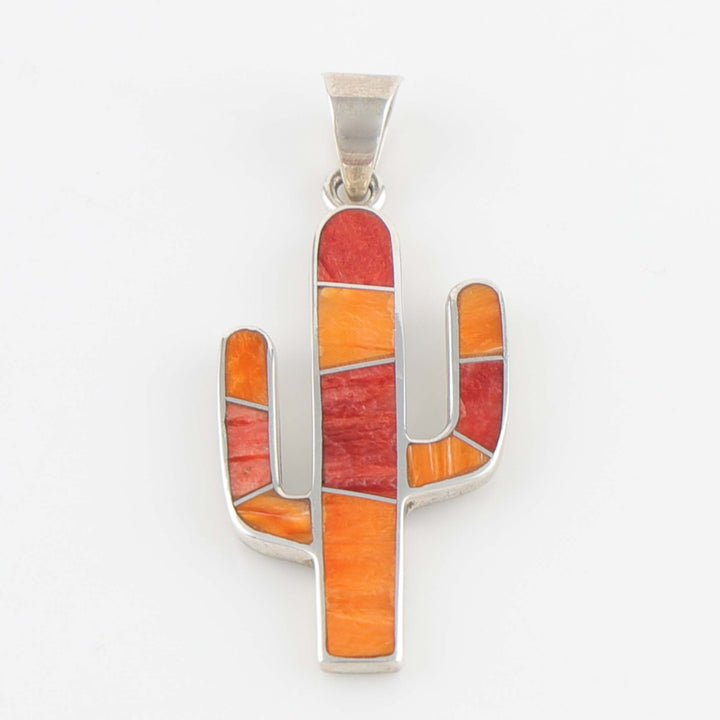 Inlay Cactus Pendant