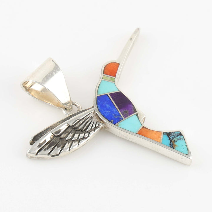 Inlay Hummingbird Pendant
