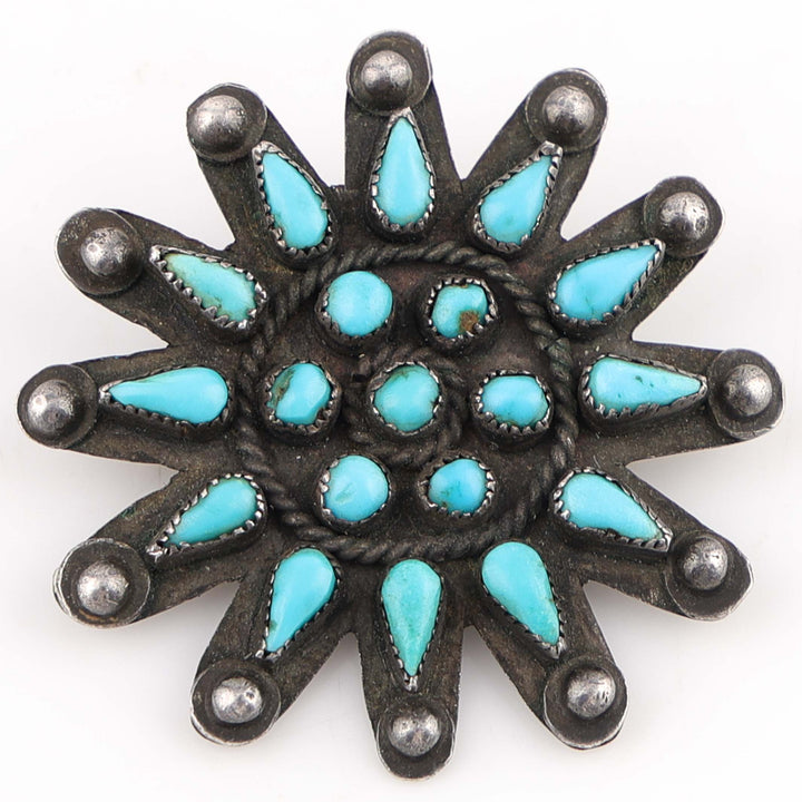 1940s Turquoise Pin