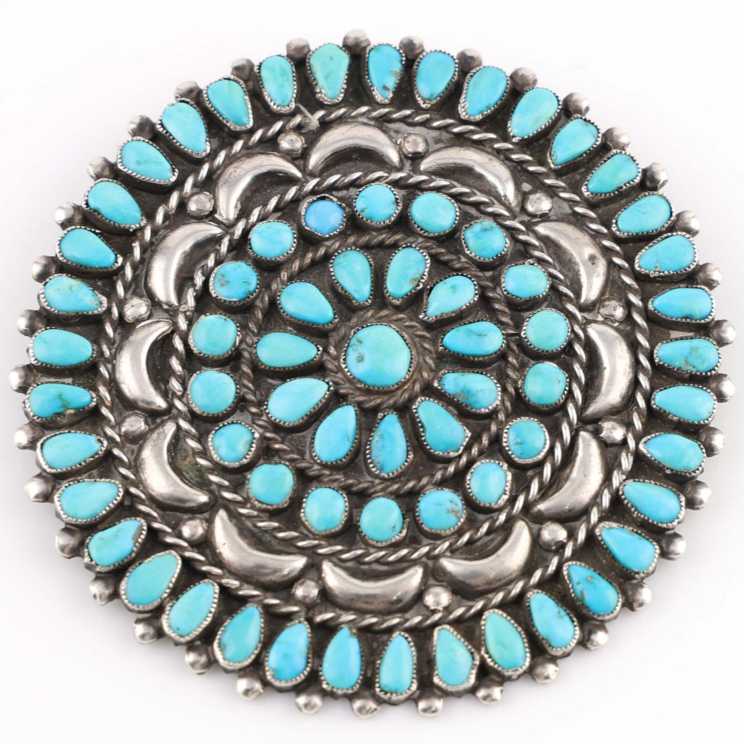 1940s Turquoise Pin