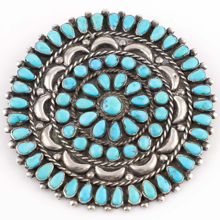 1940s Turquoise Pin