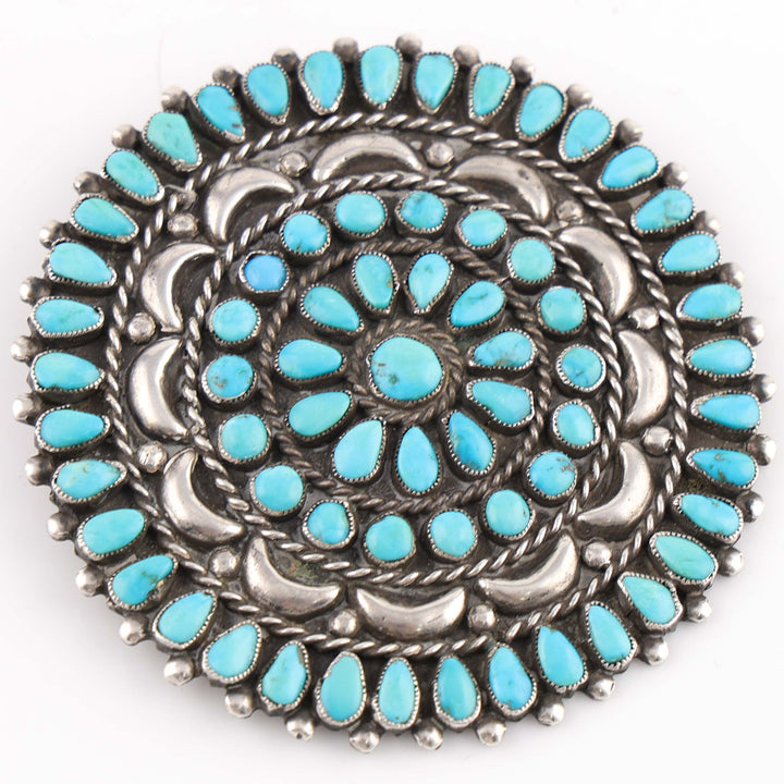 1940s Turquoise Pin