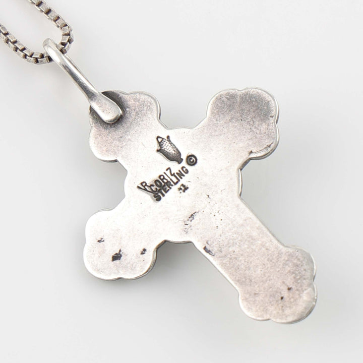 1980s Turquoise Cross Pendant