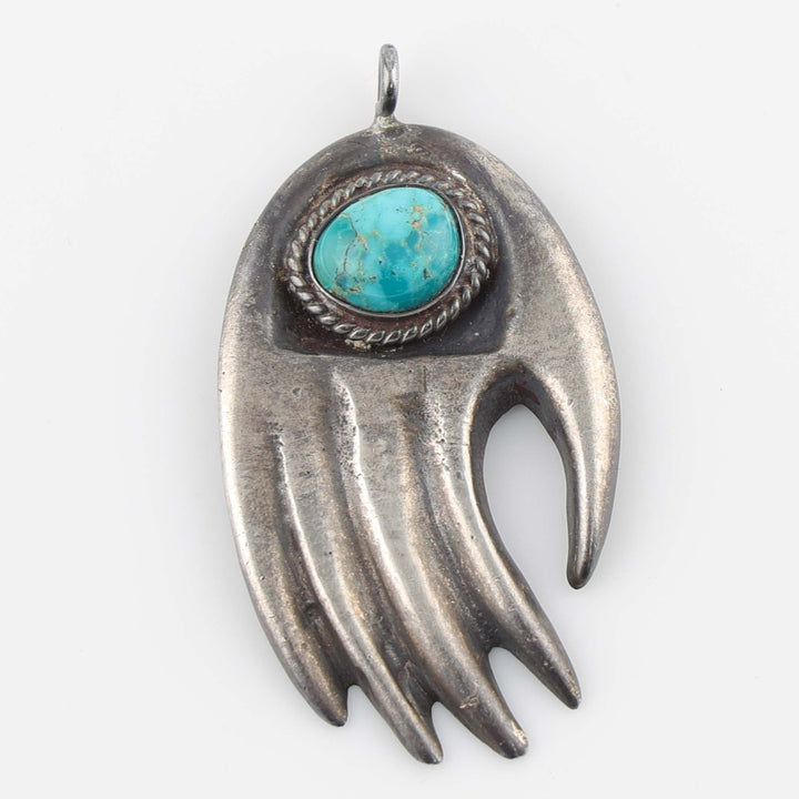 1960s Badger Paw Pendant