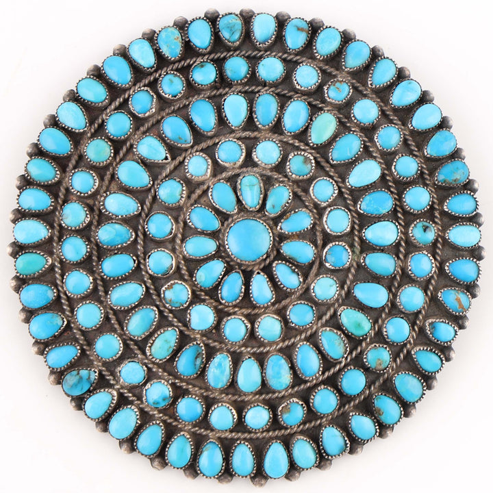 1950s Turquoise Pin and Pendant