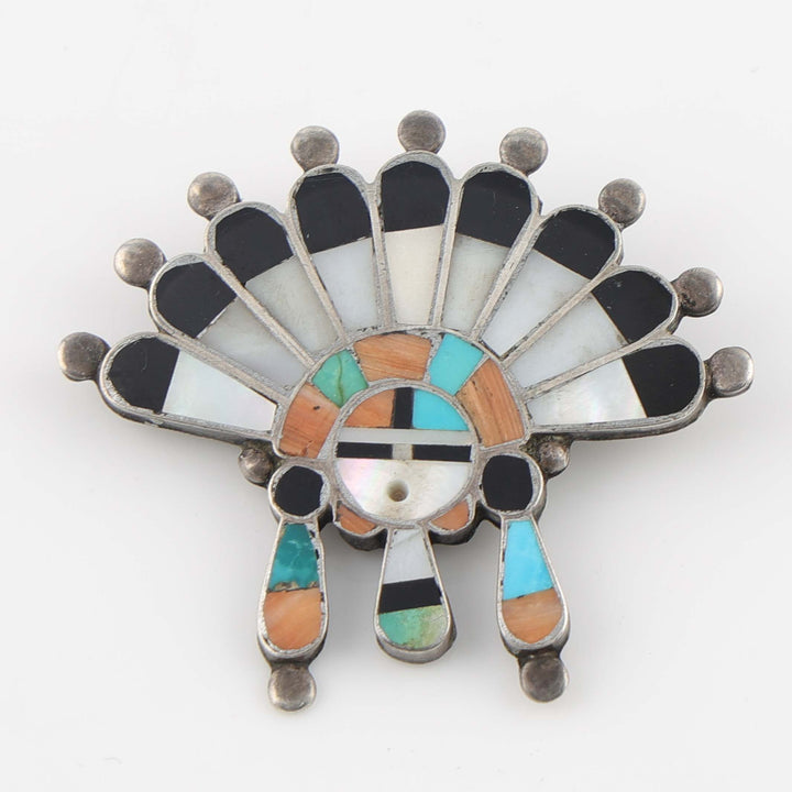 1950s Sunface Pin