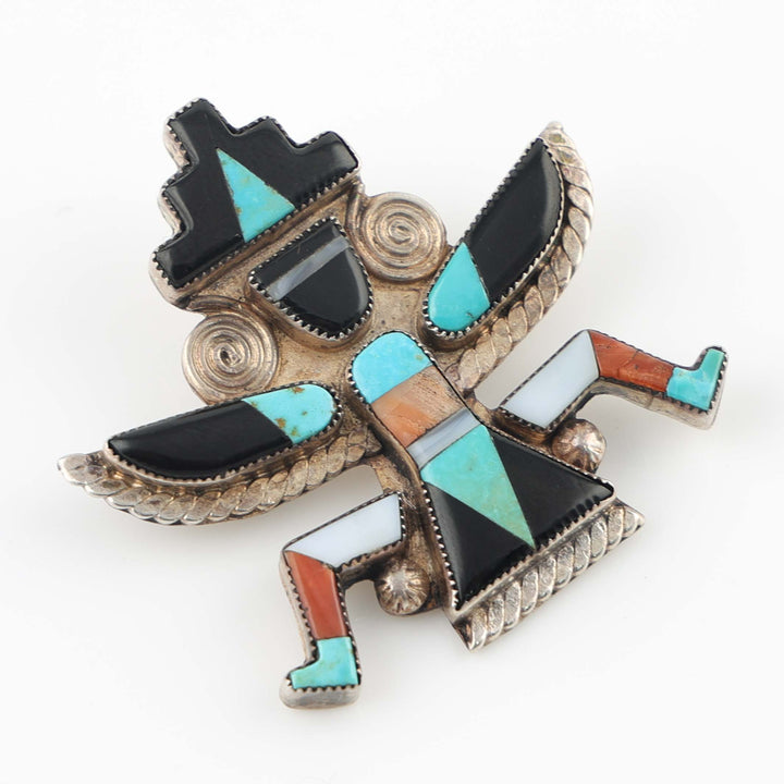 1940s Zuni Knifewing Pin