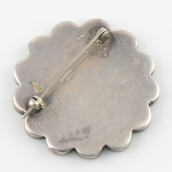 1950s Turquoise Inlay Pin