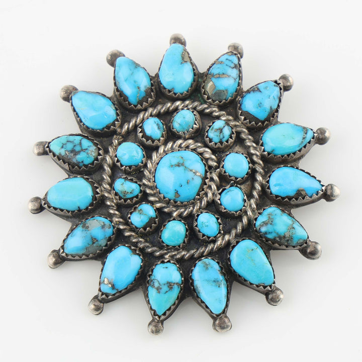 1940s Turquoise Pin