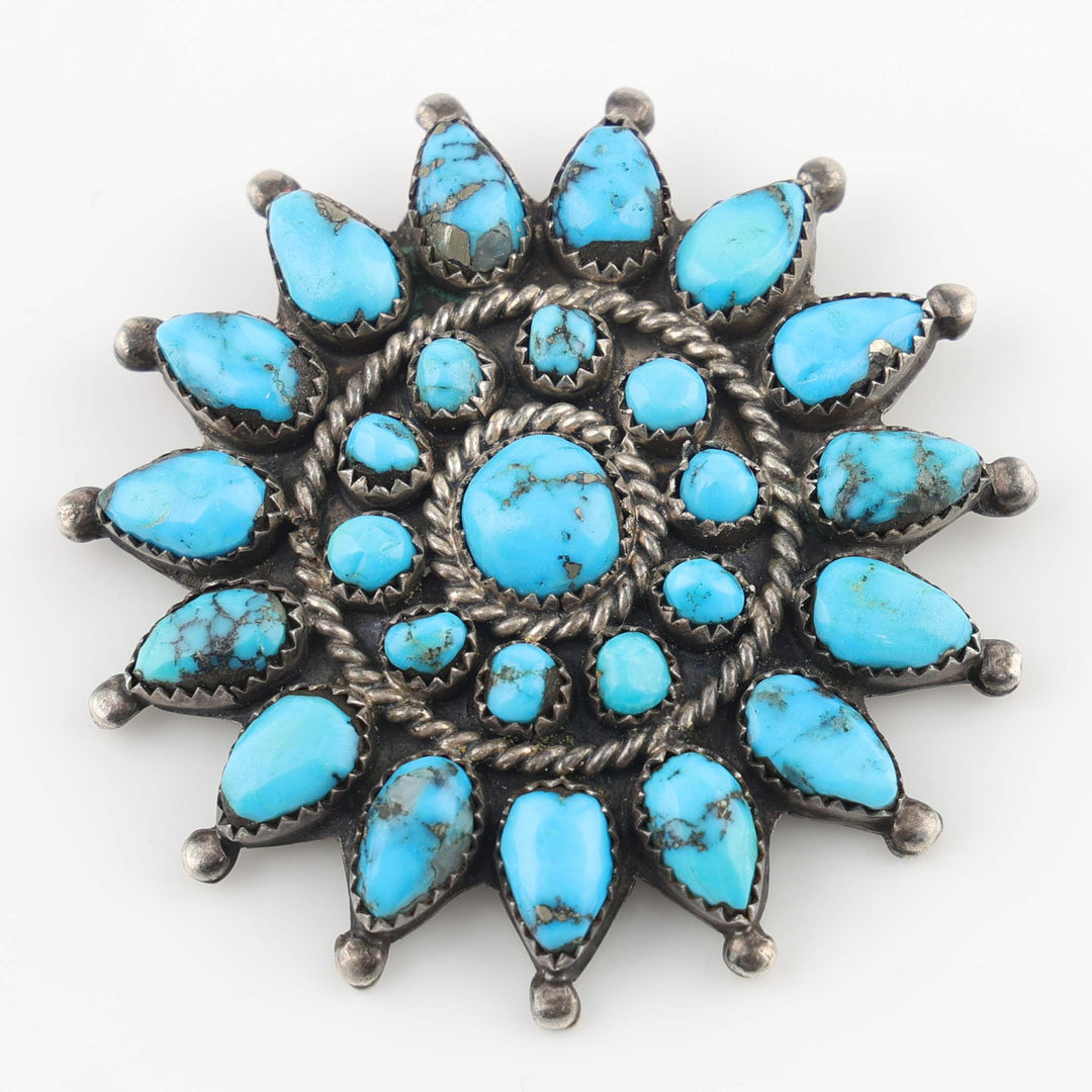 1940s Turquoise Pin