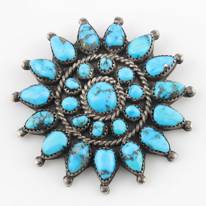 1940s Turquoise Pin