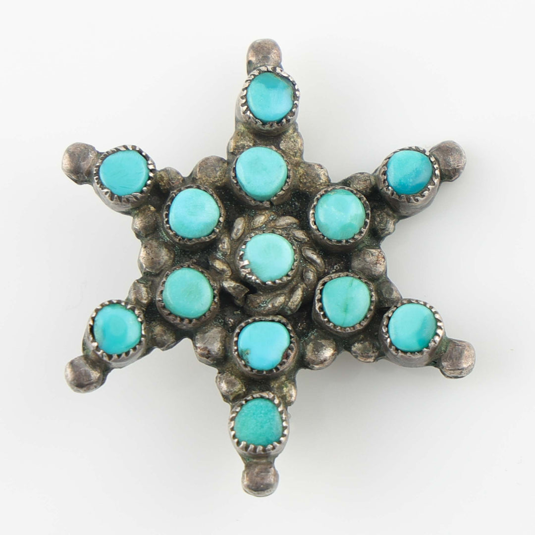 1940s Turquoise Pin