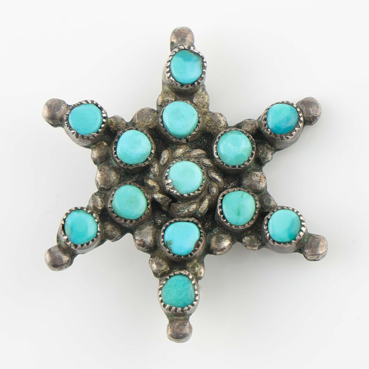 1940s Turquoise Pin