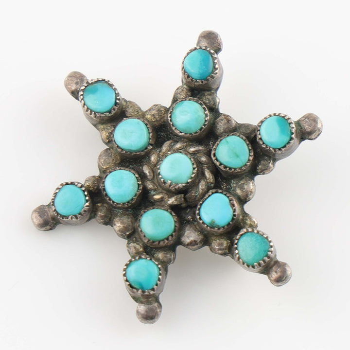 1940s Turquoise Pin