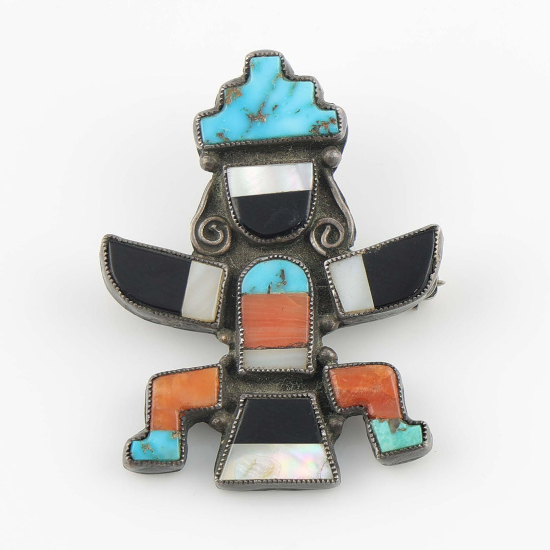 1940s Zuni Knifewing Pin