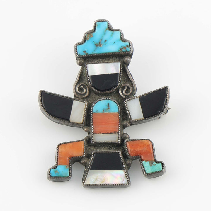 1940s Zuni Knifewing Pin