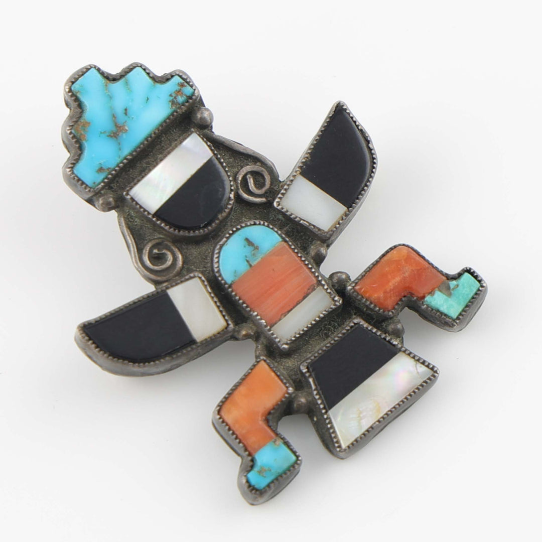 1940s Zuni Knifewing Pin