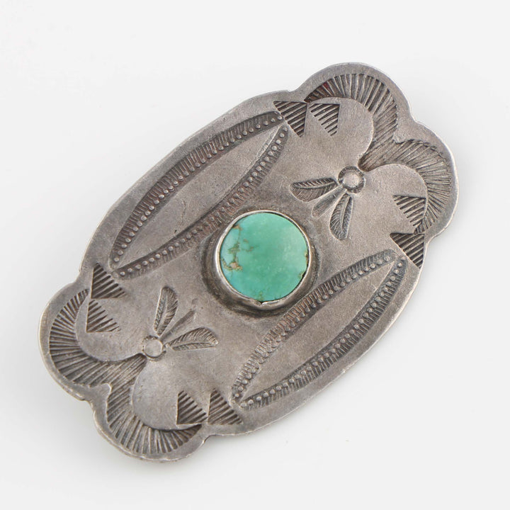 1920s Turquoise Pin