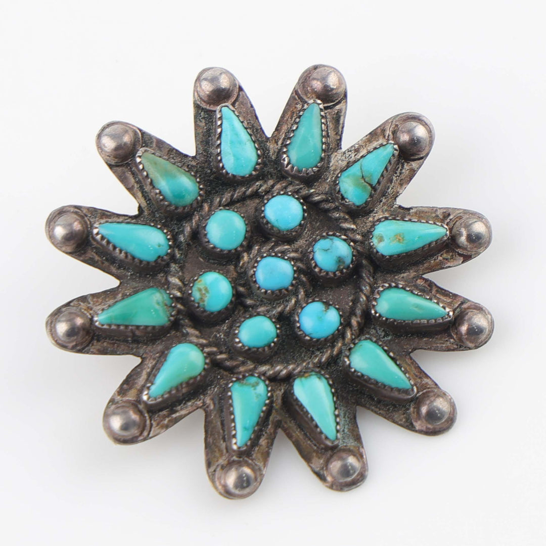 1940s Turquoise Pin