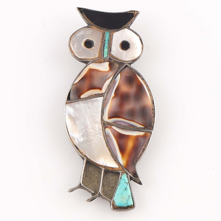 1960s Zuni Owl Pin