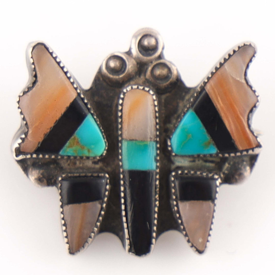 1960s Zuni Butterfly Pin