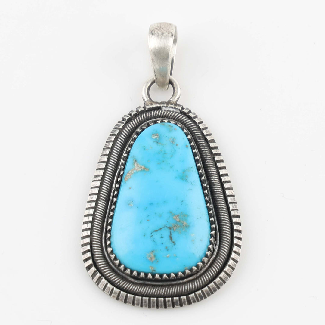 Blue Gem Turquoise Pendant