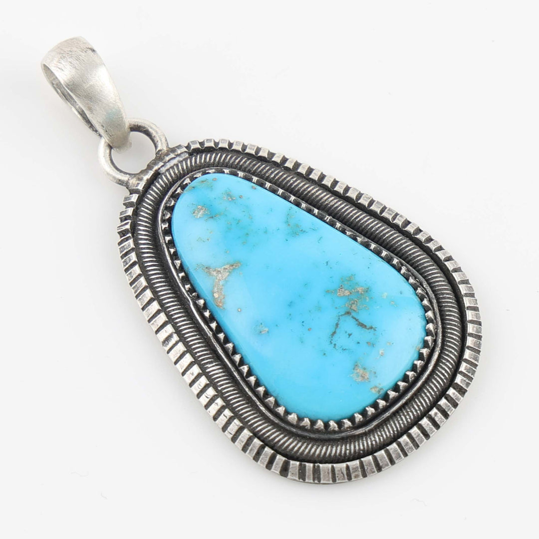 Blue Gem Turquoise Pendant
