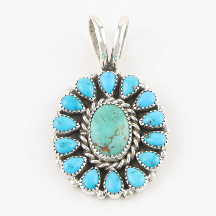Turquoise Cluster Pendant