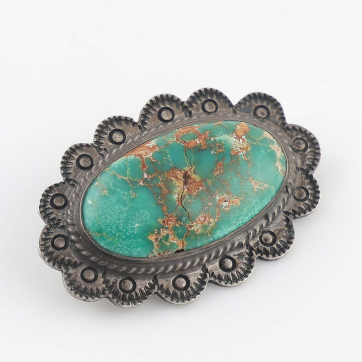 1940s Navajo Turquoise Pin