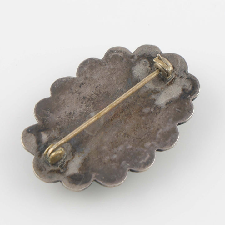 1940s Navajo Turquoise Pin