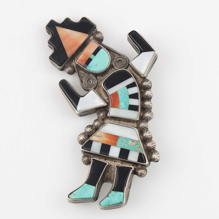 1930s Zuni Rainbow Man Pin