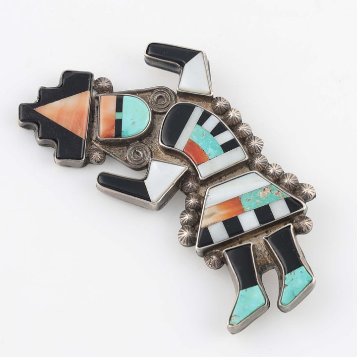 1930s Zuni Rainbow Man Pin