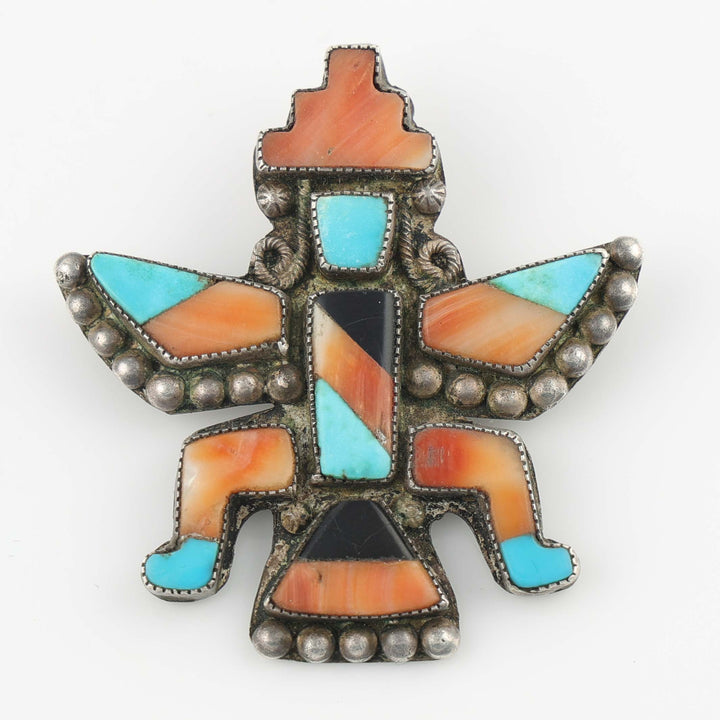 1930s Zuni Knifewing Pin