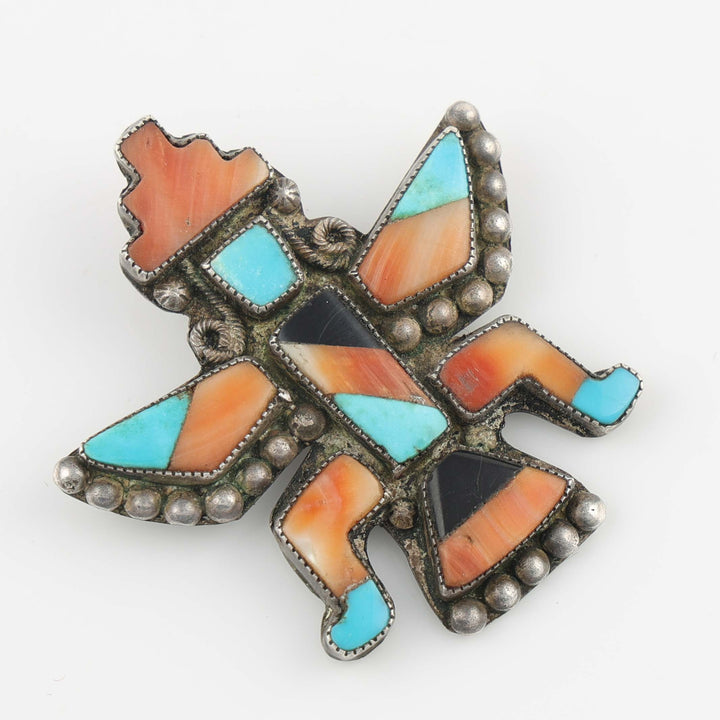1930s Zuni Knifewing Pin