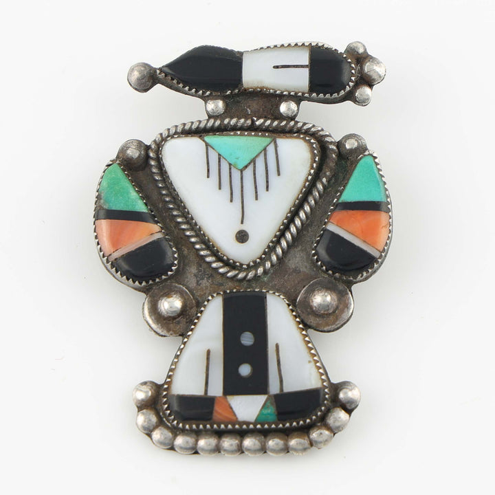 1930s Zuni Thunderbird Pin