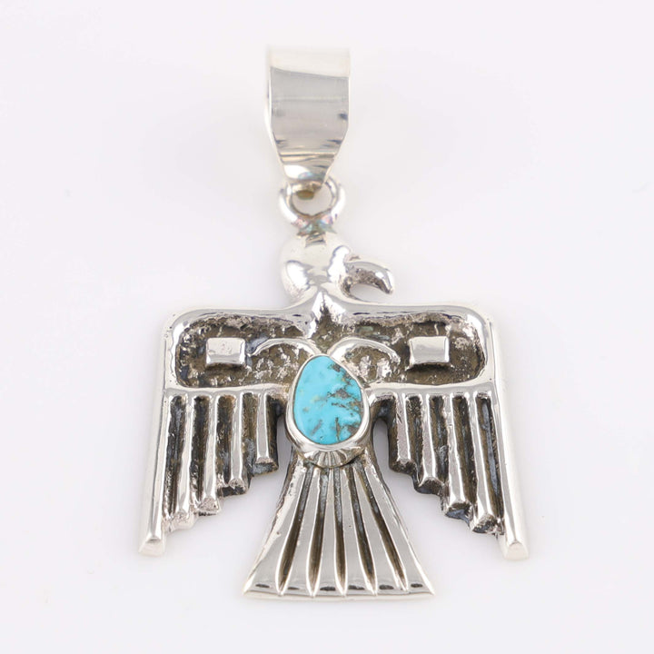 Turquoise Thunderbird Pendant