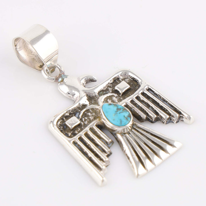 Turquoise Thunderbird Pendant