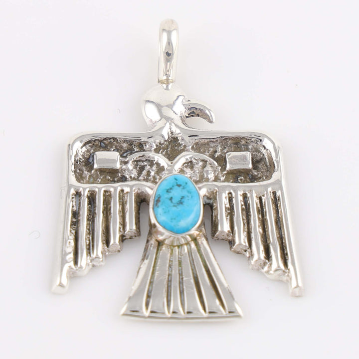 Turquoise Thunderbird Pendant
