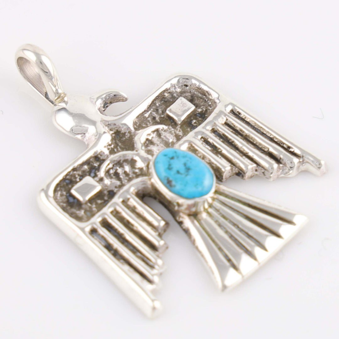 Turquoise Thunderbird Pendant