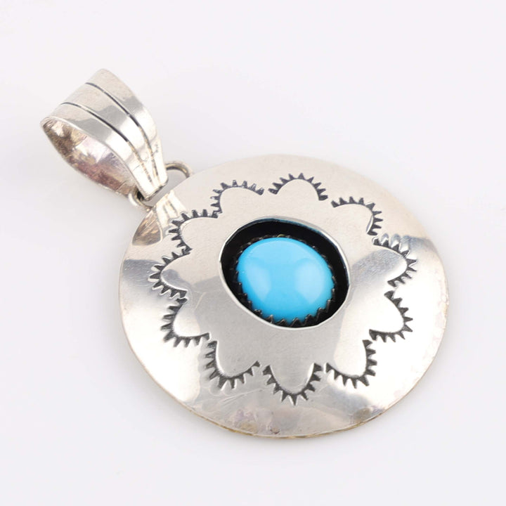 Navajo Turquoise Shadowbox Pendant