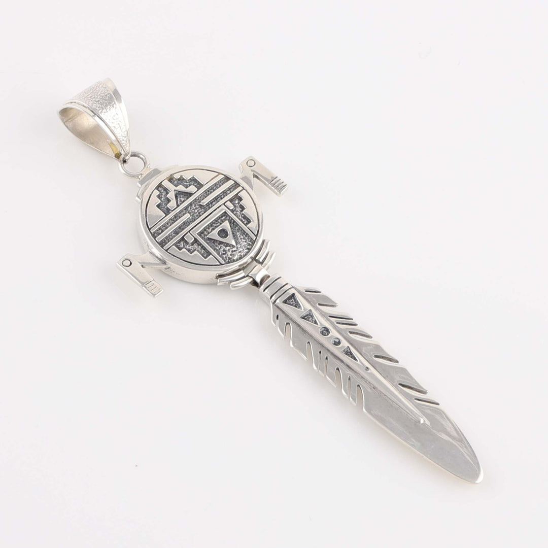 Reversible Horned Moon Pendant
