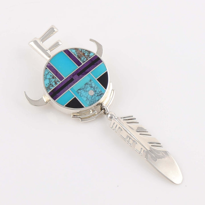 Horned Moon Pin and Pendant
