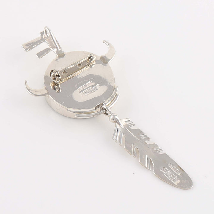Horned Moon Pin and Pendant