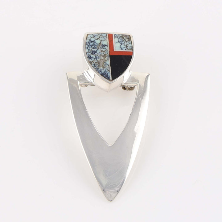 Navajo Inlay Pin and Pendant