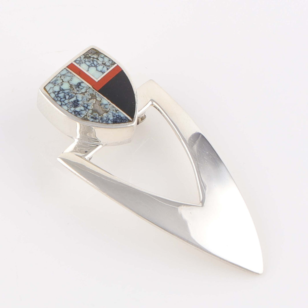 Navajo Inlay Pin and Pendant