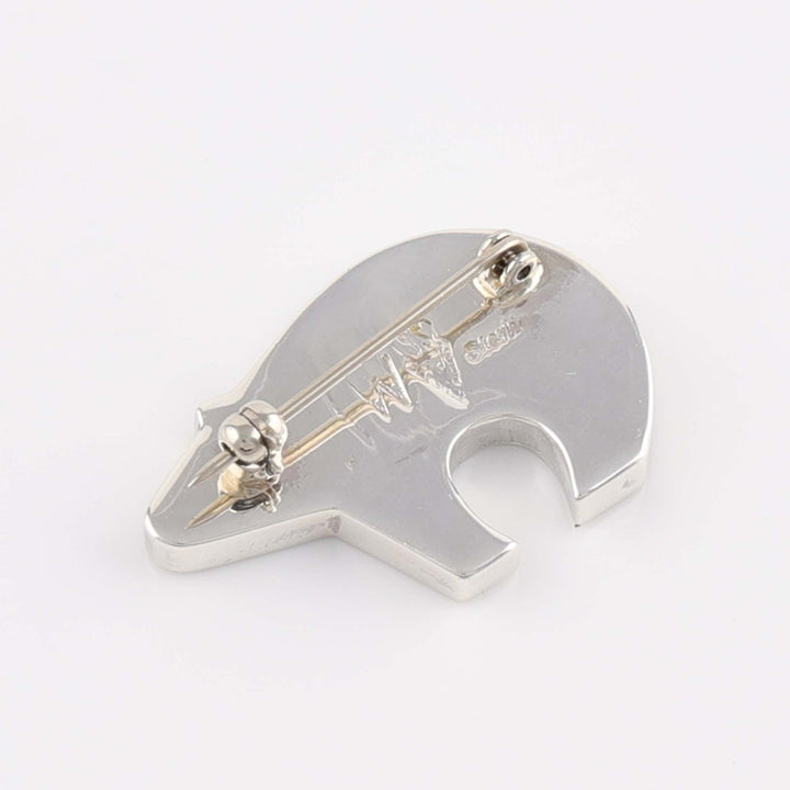 Navajo Inlay Bear Pin